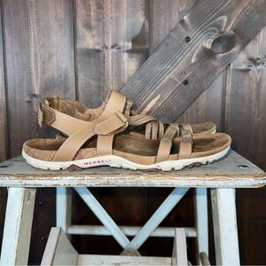 Merrell Sandspur Rose Leather Sandals Women's Size 9